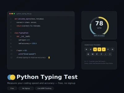 python typing test